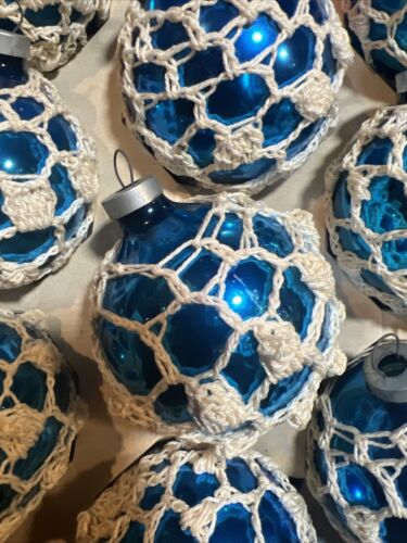 Box of 10 Vintage Vtg. Glass Ornaments Kmart 1970’s 80’s Christmas Retro - Picture 2 of 10
