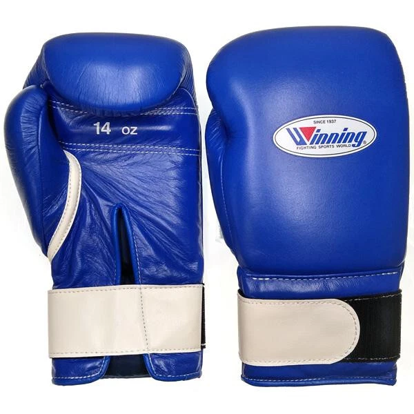 Winning JABF Official Match Glove (14 oz) JABF-14 Red/Blue Genuine