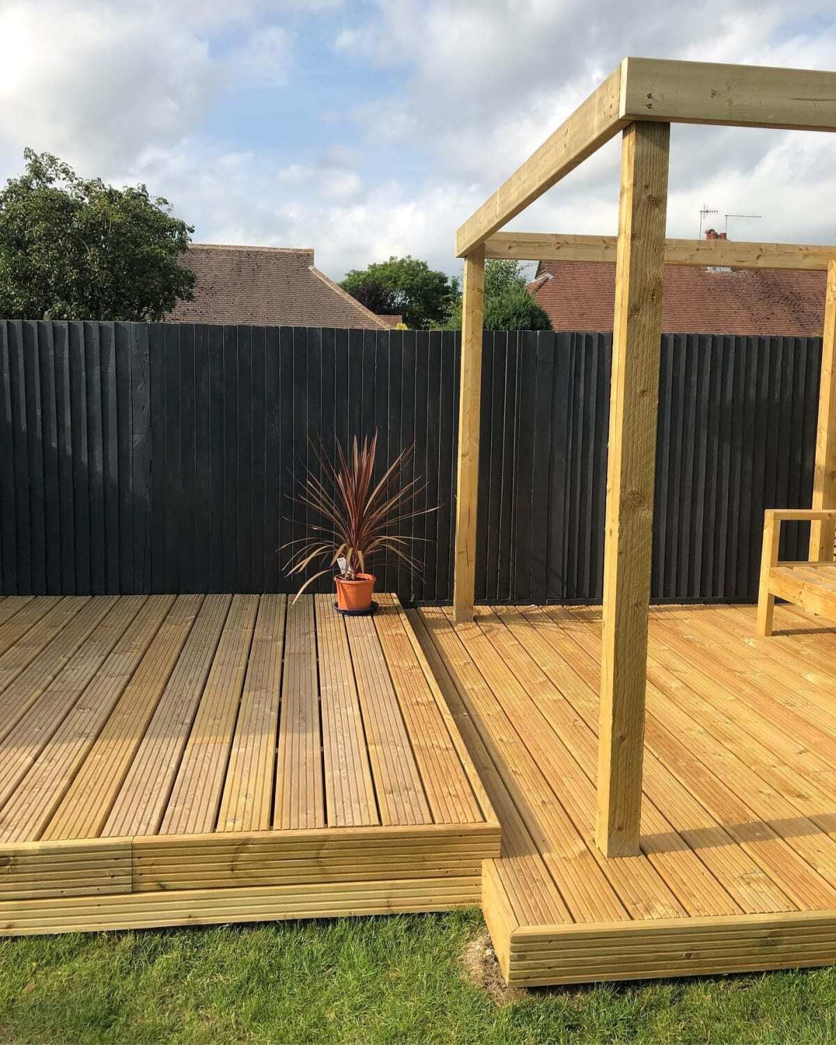 Wickes Premium Deck Board 28mm x 140mm x 2.4m (Pack of 1) eBay