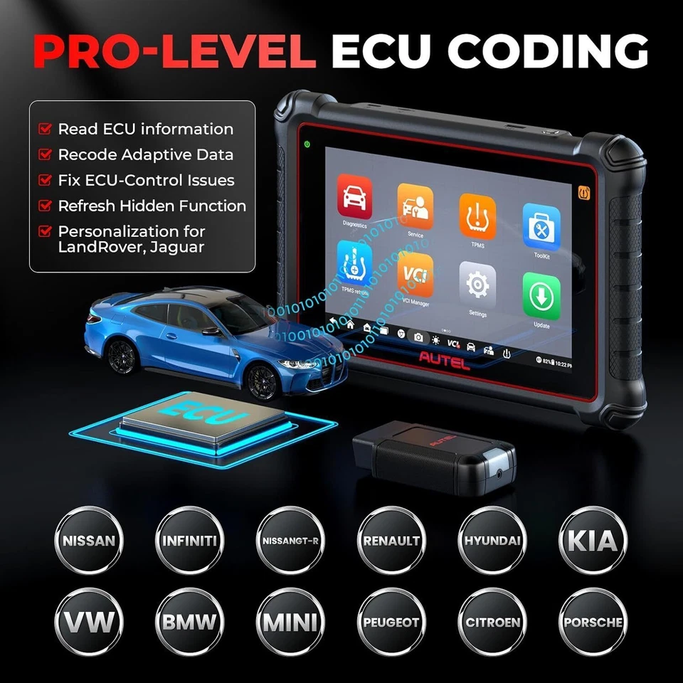 2025 Autel MaxiPRO MP900-TS Diagnostic Scanner TPMS Programming Upgraded MS906TS - Image 4 of 4