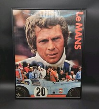 LE MANS ✯ CineMasterpieces LEMANS MOVIE POSTER STEVE MCQUEEN AUTO RACING PORSCHE