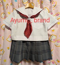 E131   Japanese SchoolGirl Uniform Summer Unique, Ltd Edition, Logo.