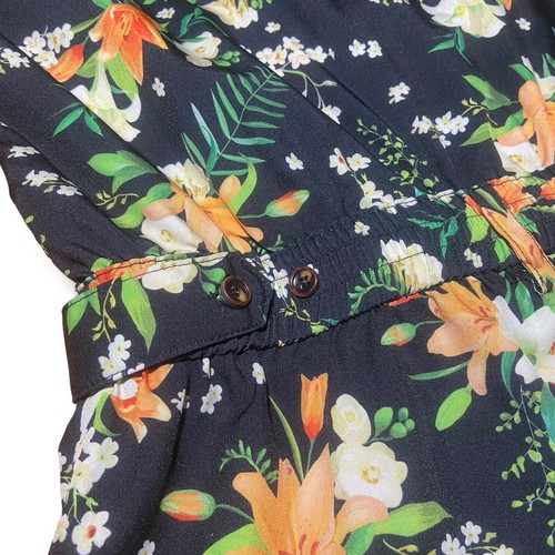 Romper Jack Men's Floral Shorts Romper Overalls Size S Multicolor Short Sleeve - Picture 8 of 11