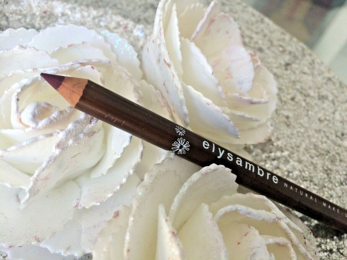 Crayon Yeux & Lèvres Bio ELYSAMBRE - Teinte Prune - 50% D'Actifs Végétaux - Sans Phénoxyéthanol - Neuf