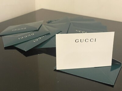 GUCCI ポストカード付 Numero TOKYO 31 Gucci Small Holiday New Year Party Gift Money Favor Invitation
