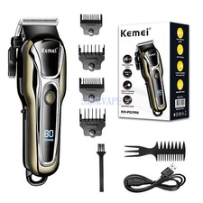 KEMEI Hair Clippers Trimmer Kit Men Professional Cutting Machine Barber Salon