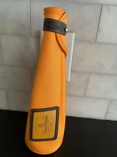 Champagne Veuve Cliequot BRUT Insulated Orange Bottle Bag Ice Jacket EUC