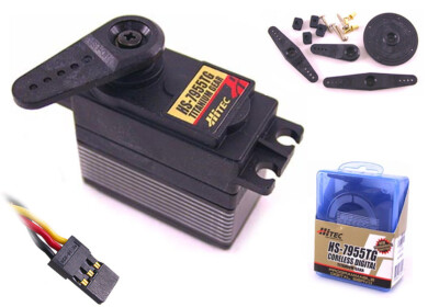 NEW Hitec Digital HT Titanium Gear Coreless Servo HS-7955TG/HS7955