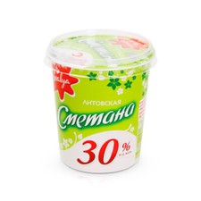 Schmand Saure Sahne Sauerrahm Litauisch 30 % Fett 380 g Cr&egrave;me fra&icirc;che