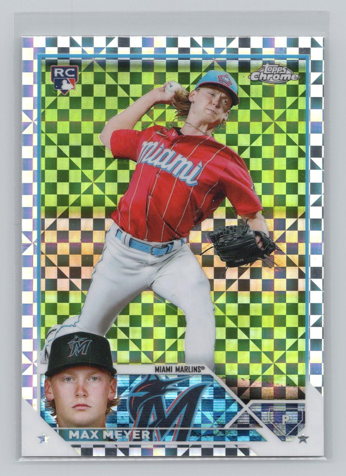 2023 Topps Chrome #104 Max Meyer Xfractor RC Rookie