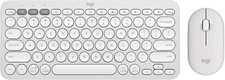 Logitech Pebble 2 Combo Wireless Keyboard/Mouse Bundle - Tonal White