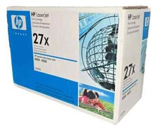 2x Genuine HP LaserJet 4000 4050 high Yield black toner cartridge C4127X HP 27X