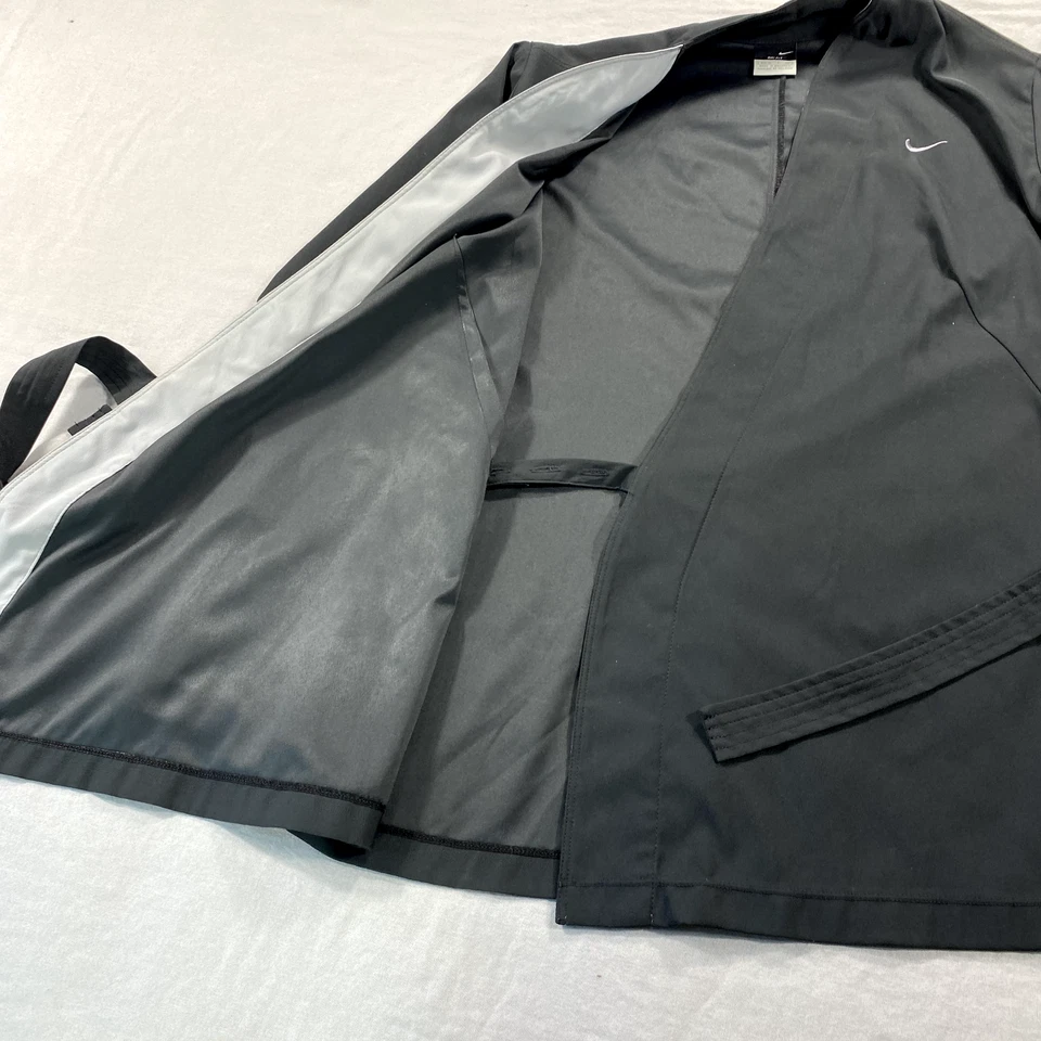 DE COLECCIÓN Nike Gi Mujeres Pequeñas Negras Artes Marciales Karate Jiu Jitsu Judo Elastizado Y2K Foto 4 de 4