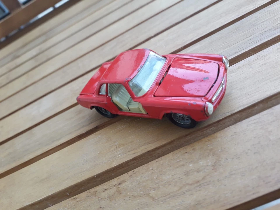 2 POLITOYS M 503 MERCEDES BENZ 230 SL 1/43 1 SERIE colori ROSSA e GRIGIA - Immagine 4 di 4