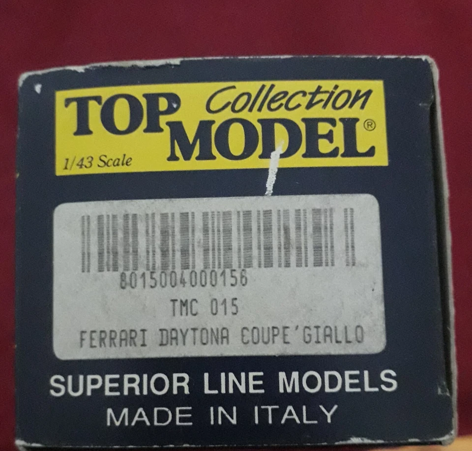 TOP MODEL 1/43 Ferrari Daytona Coupé giallo TMC015 usato, vedi foto - Immagine 3 di 4