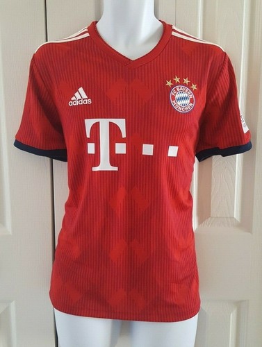 adidas FC Bayern Home Jersey 18/19- Red CF5433 | eBay