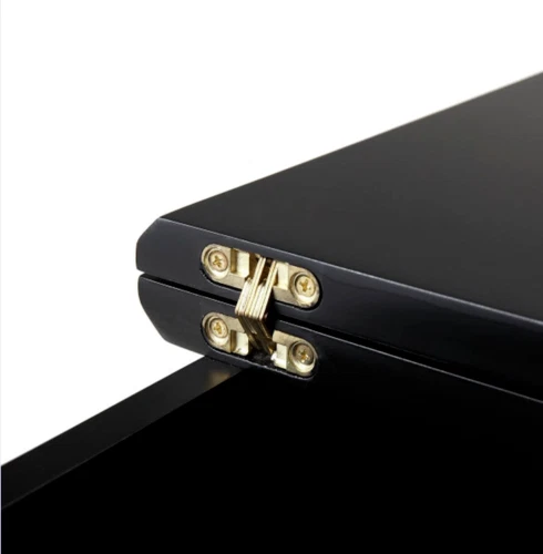 Mesa auxiliar estrecha American Heritage tapa abatible con almacenamiento Foto 4 de 4