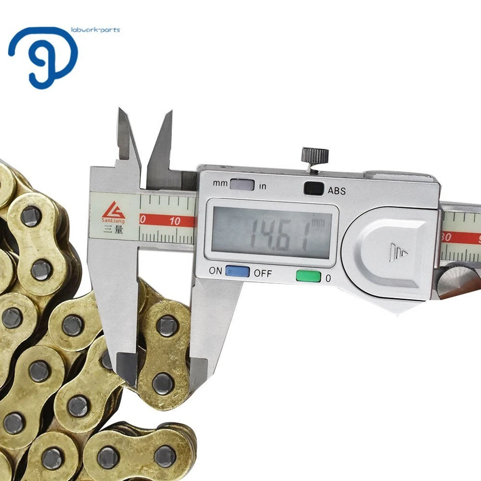 New GOLD 520 Drive Chain 120 Links With O-Ring Masterlink For Dirt Bike 520x120 - Image 3 of 4