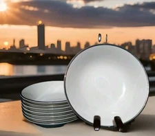 8 Salem International Ironstone Silver Elegance 8 Fruit Bowl England 5.25"D