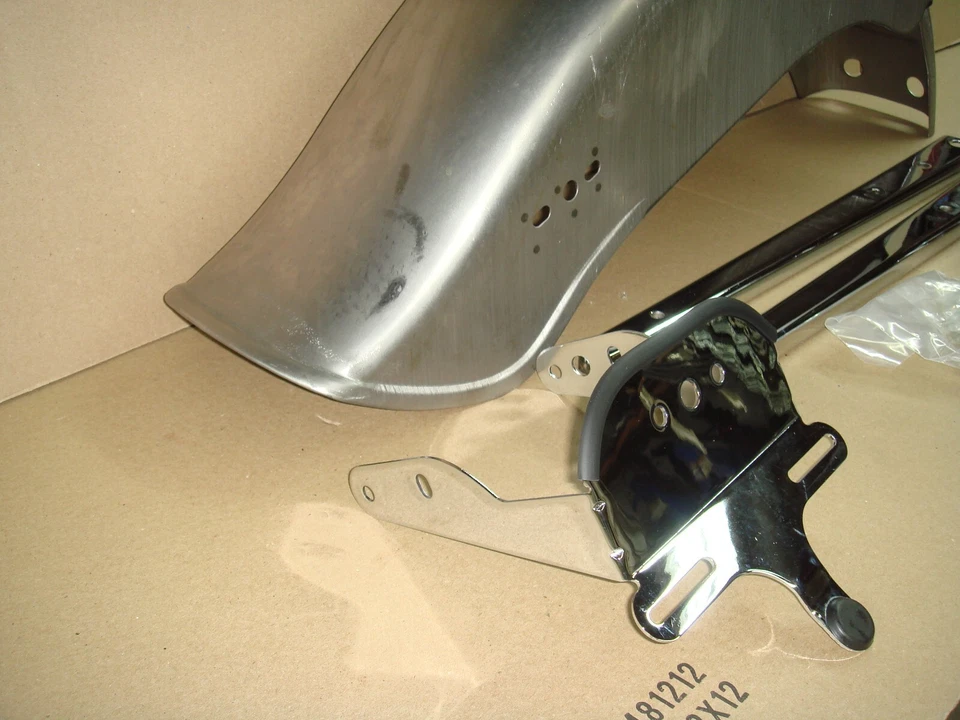 Harley Fender XL Bobbed Kit Steel Sportster 57-78 Cateye Lamp V-Twin 50-0792 HB - Image 3 of 4