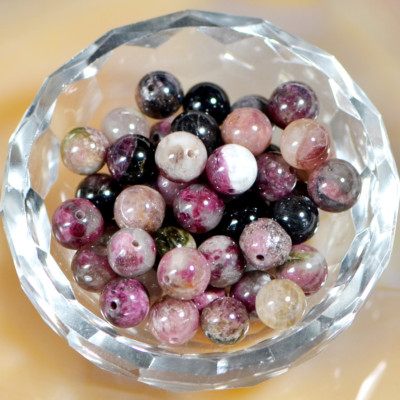 Natural Gemstone Round Spacer Loose Beads 4mm 6mm 8mm 10m 12mm