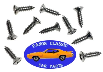 Ford Dash Interior Console Door Panel Phillips Tap Screw #6 x 1/2'' 10pcs 138