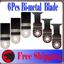 6 Bi-metal Oscillating Multi Tool Saw Blade For wood metal work cutting