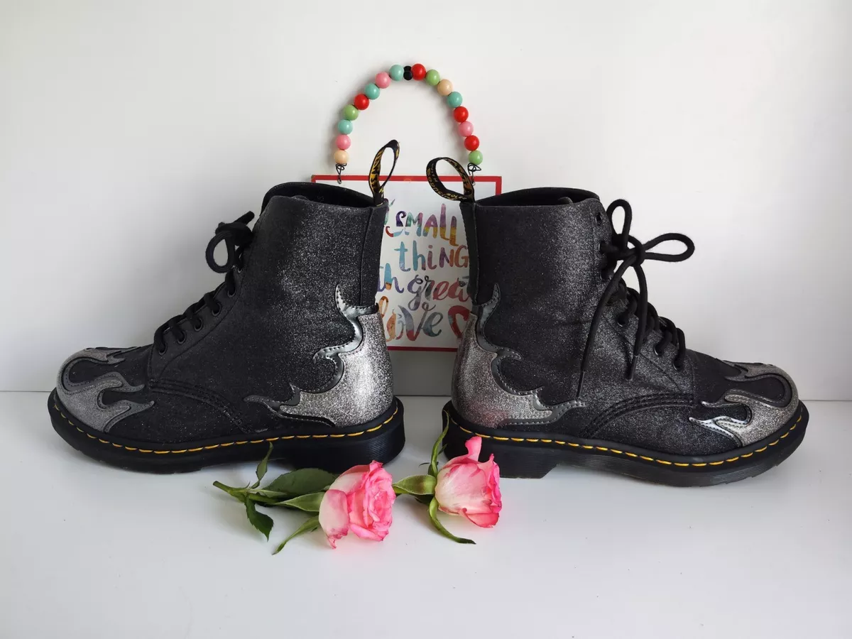 Dr martens hotsell brillantini nere