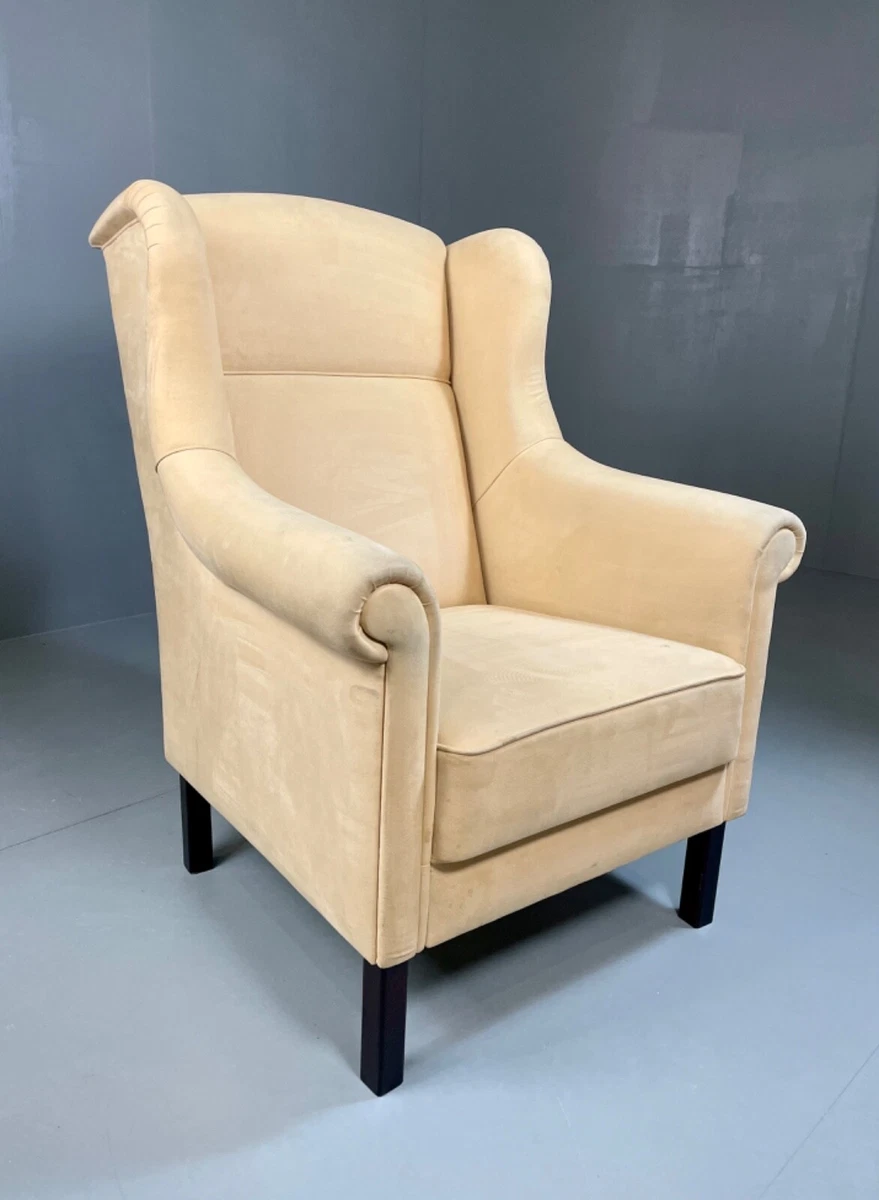 Cream 2024 wingback armchair