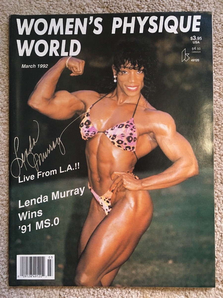 【激レア】IFBB PRO LEAGUE  ポスター【美品】 PERSONALLY AUTOGRAPHED IFBB Pro LENDA MURRAY Women's Physique