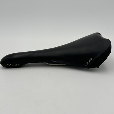 Vintage Selle Italia Flite Seat Ti Saddle Black Kevar Titanium
