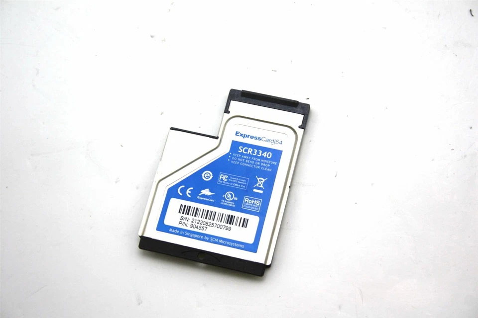 HP SCM ExpressCard 54 IC Smart Card Reader Laptop Express 54MM SCR3340 904557 - Image 2 of 3