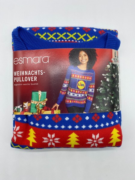 Jersey de Navidad LIDL 2022 edición limitada mujer talla L NUEVO suéter - NUEVO