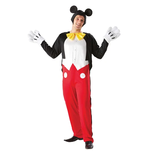 MICKEY MOUSE TOPOLINO STD ADULTO COSTUME CARNEVALE RUBIE'S DISNEY