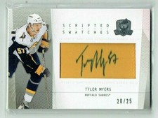 09-10 UD Upper Deck The Cup Tyler Myers  /25  Patch  Auto