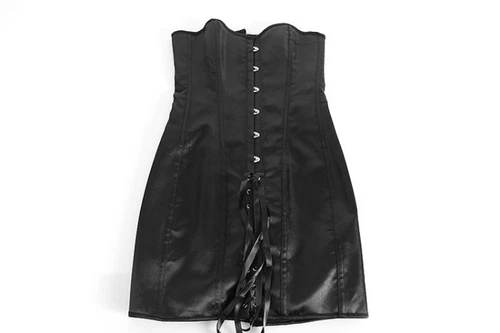 Gothic Women Sexy Corset Dress Simple Shape Body Bustiers Overbust Corsets Waist - Picture 6 of 17