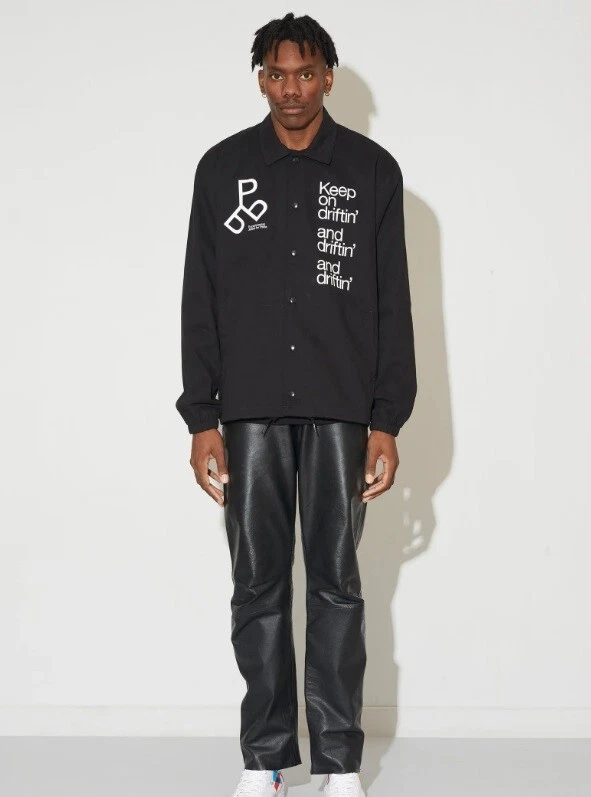 Patta X Experimental Jetset Coach Giacca Uomo Giacca Nera S