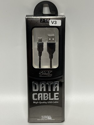 100 % reine Bronze doppelte Beschichtung 2,4 A 1 m Micro USB Datenkabel J-16 - schwarz