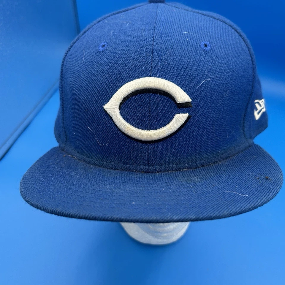 Gorra ajustada Creighton Bluejays New Era 5950 7 1/2 lana NCAA RARA Y2K Foto 3 de 4