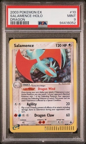 Salamence graded PSA 9 for sale on eBay