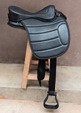 Leather Freemax Treeless Horse Saddle Seat, Available in 9 Sizes