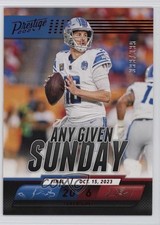 2024 Panini Prestige Any Given Sunday Xtra Points Red 399/399 Jared Goff 1h98