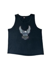 Vintage Harley Davidson Tank Top Men  s XL Tennessee 90  s Black USA