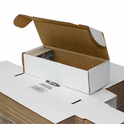 (20x) BCW 550 CT COUNT Corrugated Cardboard Storage Box-Sport Trading Card Boxes