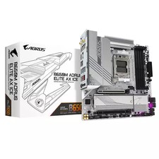 Gigabyte Motherboard B650 AM5 mATX DDR5 PCIe 5.0 x16 B650M AORUS ELITE AX ICE