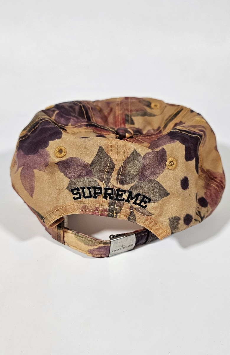 Supreme Stone Island Lamy 6 Panel Floral Hat | eBay