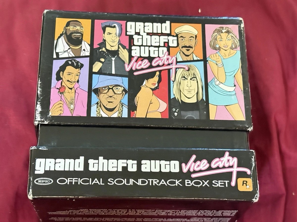 Grand Theft Auto Vice City Official Soundtrack Box Set LN (2