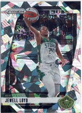 2024 Panini Select WNBA Jewell Loyd (Storm) Cracked Ice Prizm Card No. 49