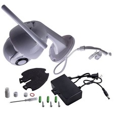 Wireless 1080P IP CCTV Camera Outdoor 5Pcs Zoom PTZ Security IR Wall Mount