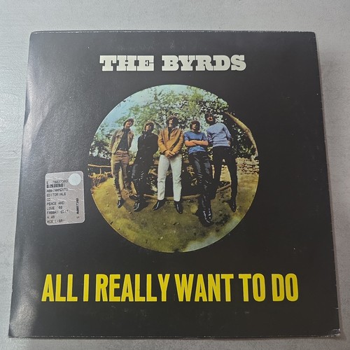 🎵 THE BYRDS 🎵ALL I REALLY WANT TO DO  I'LL FEEL A WHOLE LOT BETTER ITALY 1965 - Imagen 2 de 4